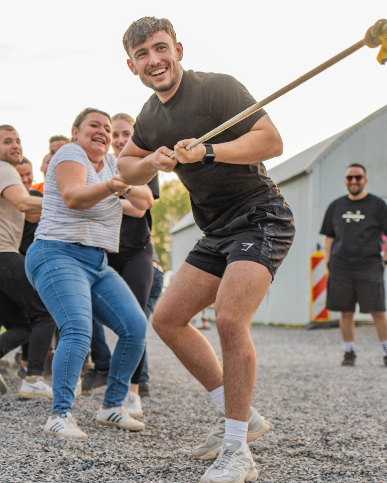 Touwtrekken tijdens Adventure Games